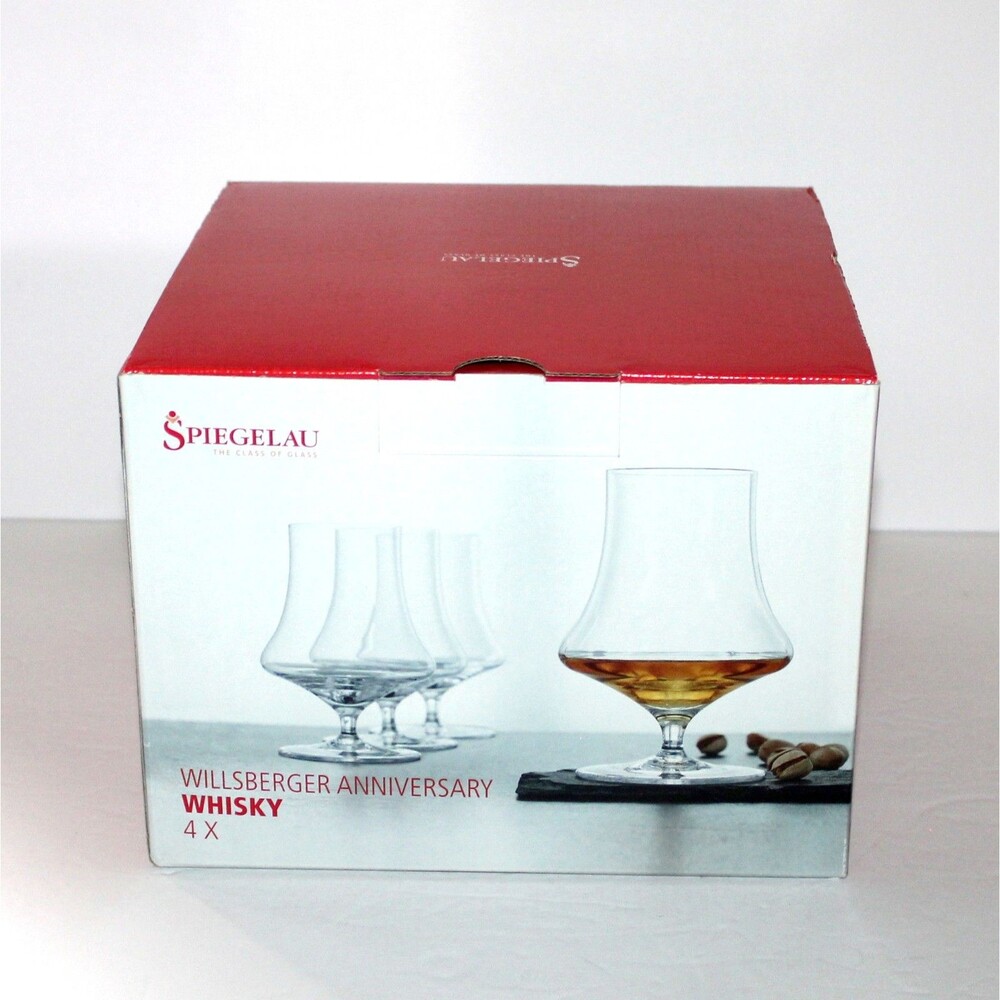 Spiegelau set 4 Whisky Glasses Willsberger Anniversary bourbon sniffer clear